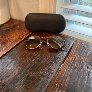 RARE copper Maui Jim spectator 155-18 sunglasses